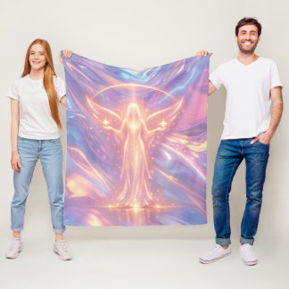 Cobertor De Velo Angel of Light Fleece Blanket – Ethereal Celestial