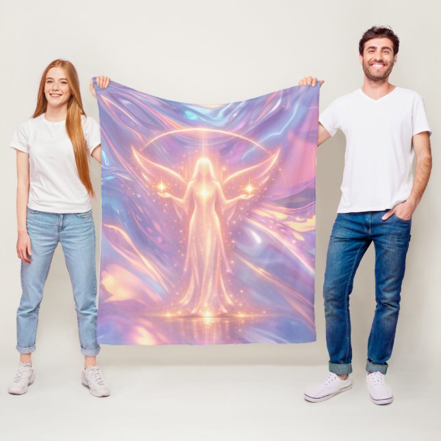 Cobertor De Velo Angel of Light Fleece Blanket – Ethereal Celestial (In Situ)