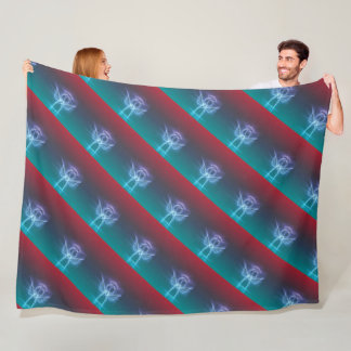 Cobertor De Velo Angel Postcard Fleece Blanket