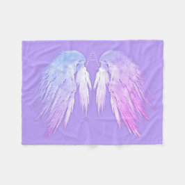 Cobertor De Velo ANGEL WINGS Fairy Purple Monograma