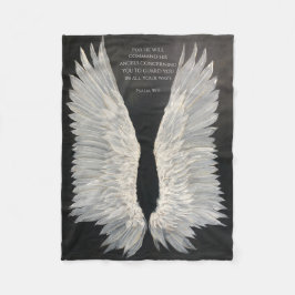 Cobertor De Velo Angel Wings Fleece Blanket