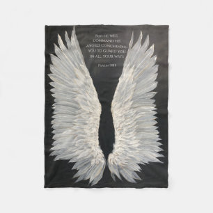 Cobertor De Velo Angel Wings Fleece Blanket