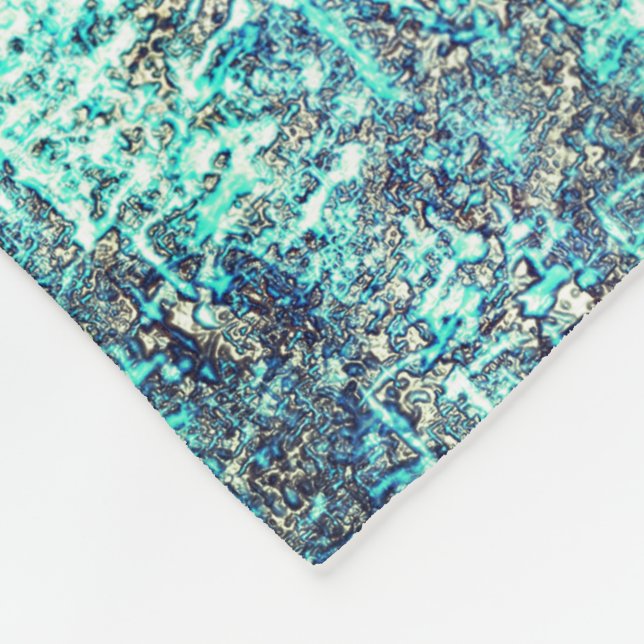 Cobertor De Velo Ângulo dos fios ou da cinza azul ciano esponjosa (Quina)