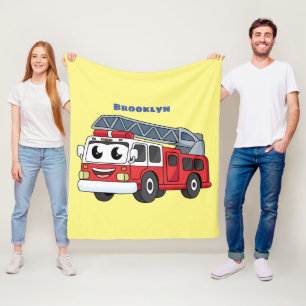 Cobertor De Velo Animação de bombeiros felizes