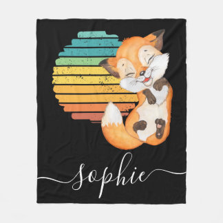 Cobertor De Velo Animais da Floresta Selvagem Blanket