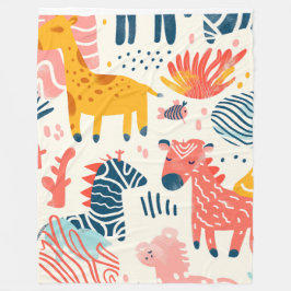 Cobertor De Velo Animais de fantasia lúcidos