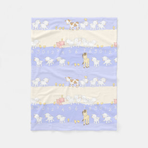 Cobertor De Velo Animais de fazenda bonitos