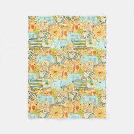 Cobertor De Velo Animais do bebê