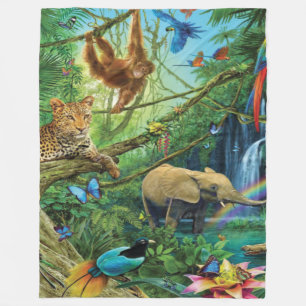 Cobertor De Velo Animais que vivem juntos travesseiros decorativos