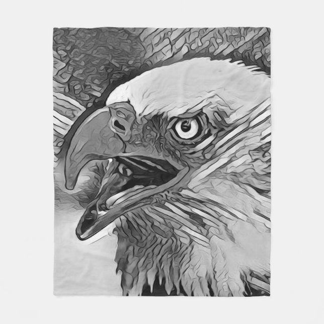 Cobertor De Velo AnimalArtBW_Bird_002 (Frente)