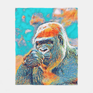 Cobertor De Velo AnimalMix_Gorilla_001