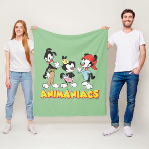 Cobertor De Velo Animaniacs Yakko, Dot e Wakko Permanente