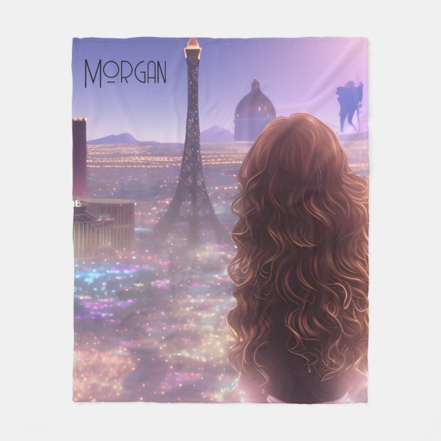 Cobertor De Velo Anime City Day Dreaming Overlook Skyline (Frente)