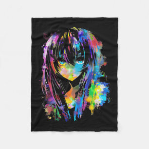 Cobertor De Velo Anime de Arte Colorida Gráfica do Anime Manga