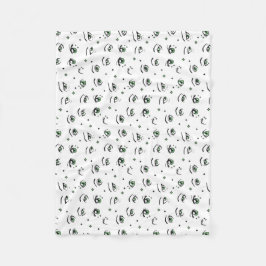 COBERTOR DE VELO ANIME EYE PATTERE DESIGN