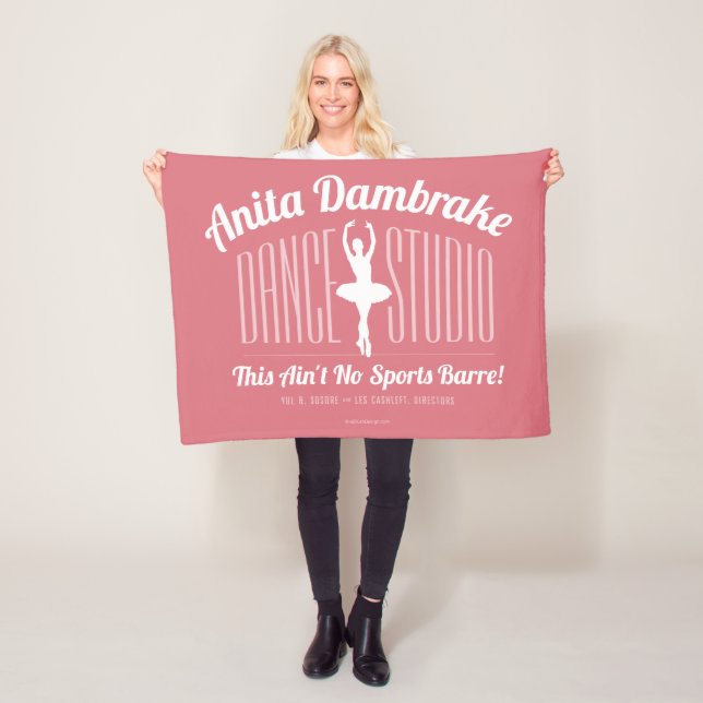 Cobertor De Velo Anita Dambrake Dance Studio Fleece Blanket (In Situ)