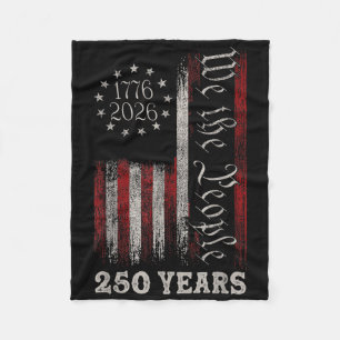 Cobertor De Velo Aniversário de 250 anos da América Bandeira dos EU