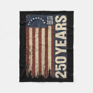 Cobertor De Velo Aniversário de 250 Anos da Bandeira Americana dos 