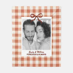 Cobertor De Velo Aniversário de Casamento Personalizado com Foto Xa