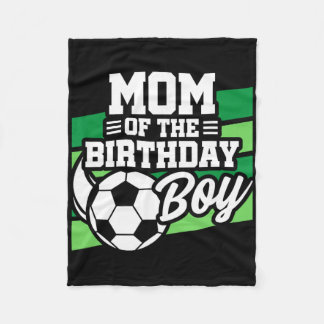 Cobertor De Velo Aniversário de Futebol - Aniversário da Mãe - Aniv