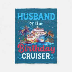 Cobertor De Velo Aniversário do Marido Cruiser Cruzeiro Aniversário