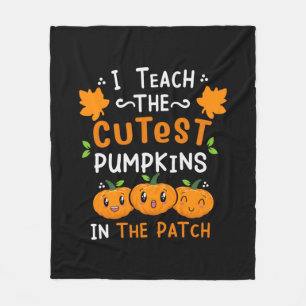 Cobertor De Velo Aniversário do Professor Cutest Pumpkins