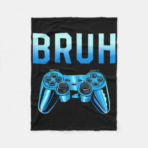 Cobertor De Velo Aniversário Meme Gamer Irmão Frase Engraçada Adole