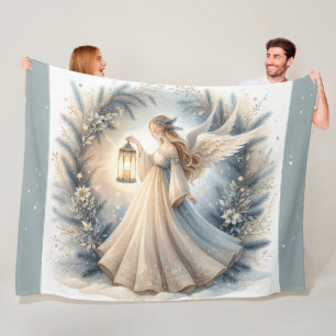 Cobertor De Velo Anjo Lanterna Celestial de Inverno da Paz