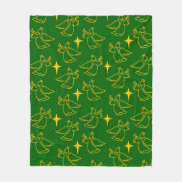 Cobertor De Velo Anjos de Natal