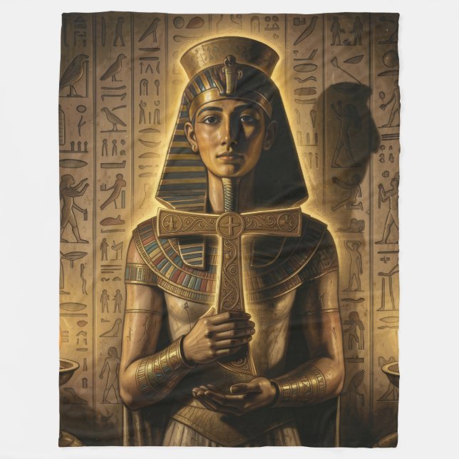 Cobertor De Velo Ankh Symbol Meaning – Key of Life (Frente)