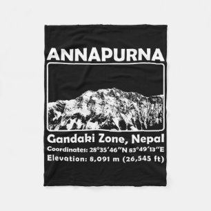 Cobertor De Velo Annapurna Mif Nepal Trilha Montanhismo