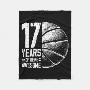 Cobertor De Velo Anos Basquetebol Basquetebol Antigo Jogador 17º 17