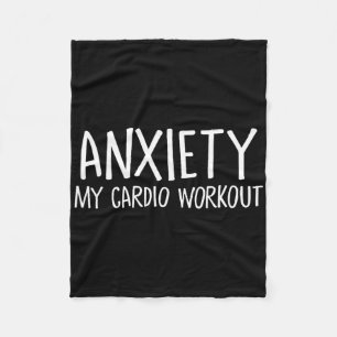 Cobertor De Velo Ansiedade Meu Treino Cardio Alívio do Estresse Eng