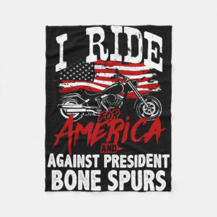 Cobertor De Velo Anti-Trump Biker Resiste Contra Presidente Bone Sp