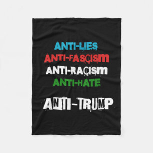 Cobertor De Velo Anti-Trump Mete Fascismo Racismo E Ódio Trump 86 4