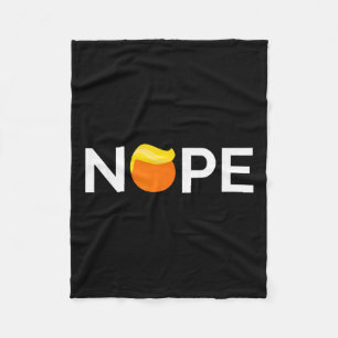 Cobertor De Velo Anti-trump - Nope, Gift Para Pessoas Contra Trump
