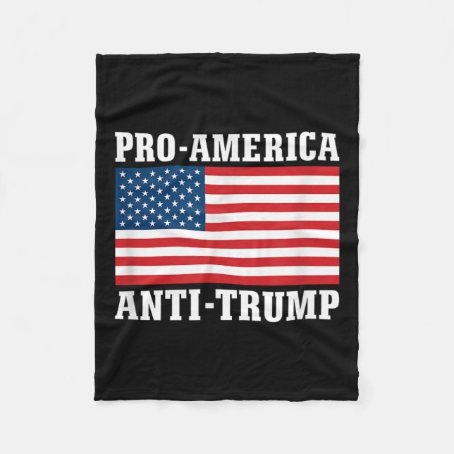 Cobertor De Velo Anti-trump Pro-américa (Frente)