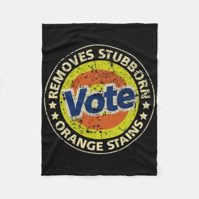 Cobertor De Velo Anti-trump Vote Detergent Funny Gifts  (Frente)