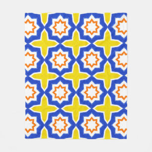 Cobertor De Velo Antigos azulejos portugueses. Azulejos azuis e ama