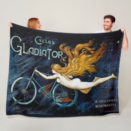 Cobertor De Velo Anúncio de Bicicletas Gladiator da Vintage Cycling
