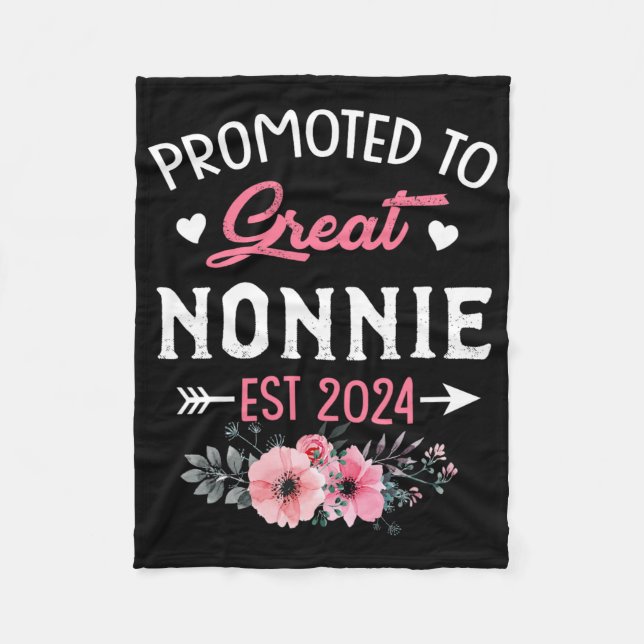 Cobertor De Velo Ao Excelente Nonnie Est 2024 Flower (Frente)