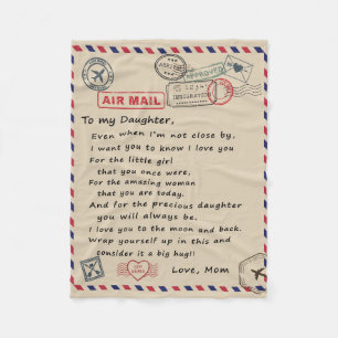 Cobertor De Velo Ao Meu Presente De Filha, À Filha De Amor E À Mãe