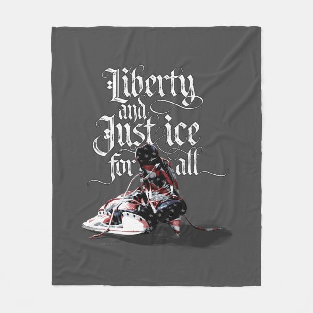 Cobertor De Velo Apenas Gelo para Todos (Hockey) Fleece Blanket (Frente)