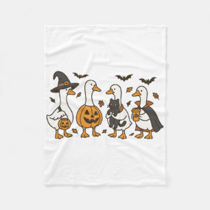 Cobertor De Velo Apenas Um Sapo Louco De Ganso De Halloween Ghost S