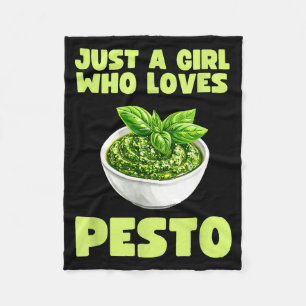 Cobertor De Velo Apenas Uma Garota Que Ama Pesto Manjericão Massa I