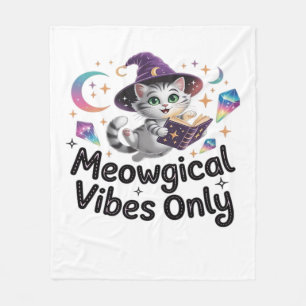 Cobertor De Velo Apenas Víblias Medíocres, Gato De Bruxa De Kawaii 