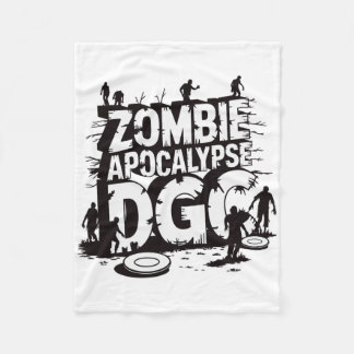 Cobertor De Velo Apocalipse Zumbi Dgc Divertido Amante de Disc Golf