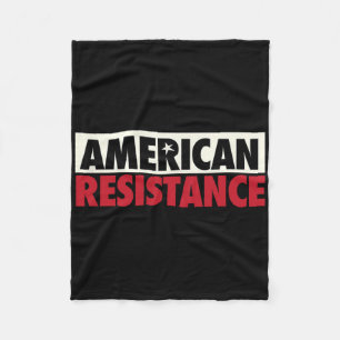 Cobertor De Velo Apoiador da Resistência Americana Anti-Trump Democ