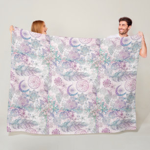 Cobertor De Velo Apoiador de Sonhos Magico com Glitter Iridescente