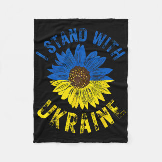 Cobertor De Velo Apoie a Ucrânia Eu Fico Com a Bandeira Ucraniana S